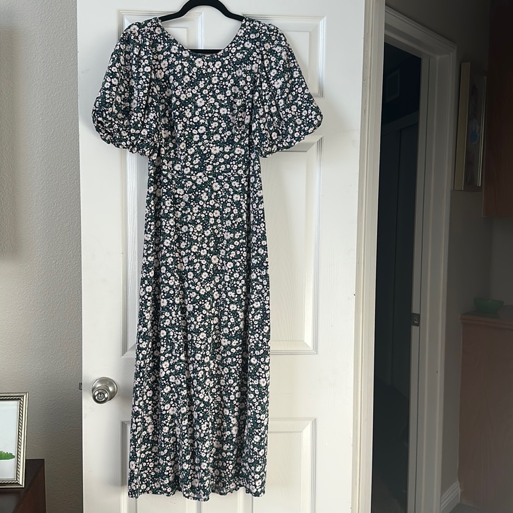 Floral Puff Sleeve Dress